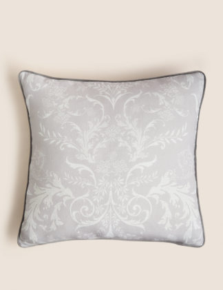 An Image of M&S Linen Blend Aida Alouette Cushion
