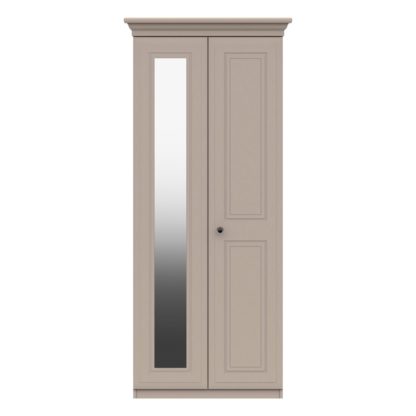 An Image of Portia Double Wardrobe White