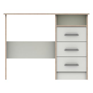 An Image of Florrie 3 Drawer Dressing Table White