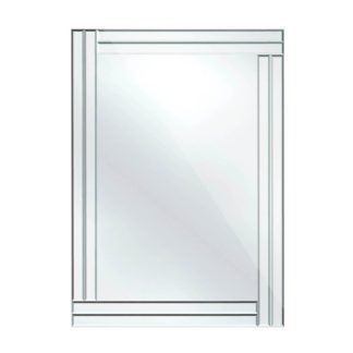 An Image of Bevelled Edge Wall Mirror - 50x70cm