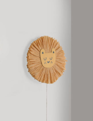 An Image of M&S Lion Plug In Wall Light