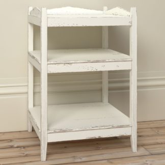 An Image of Willis and Gambier - Atelier - Open Bedside Table - Shelving Unit - White - Wood