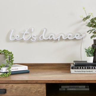 An Image of Let's Dance Neon Wall Light Clear