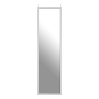 An Image of Over Door Hanging Mirror - White - 33.5x124cm