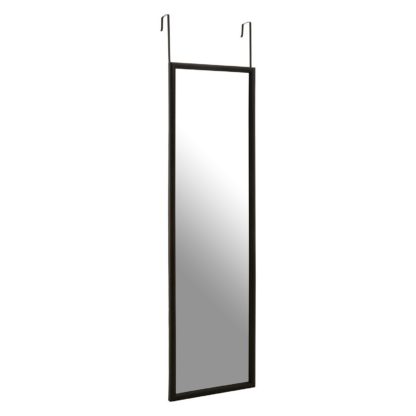 An Image of Over Door Hanging Mirror - Grey - 33.5x124cm
