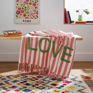 An Image of Tufted Love Throw MultiColoured