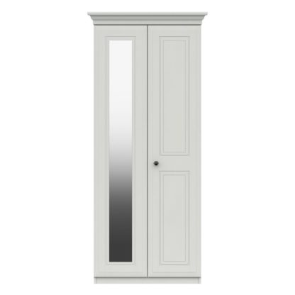 An Image of Portia Double Wardrobe White