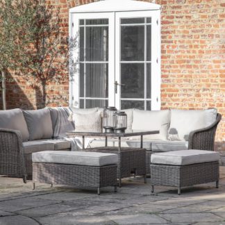 An Image of Sandwell Square Dining Set Grey