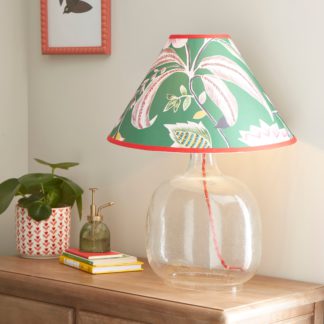 An Image of Pride & Joy Recycled Glass Table Lamp Red
