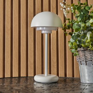 An Image of LED Rechargeable Table Lamp - White