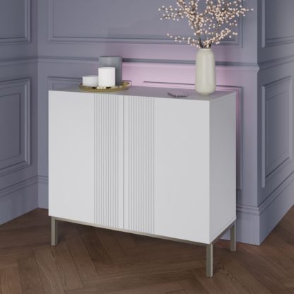 An Image of Iona Smart Small Sideboard Grey