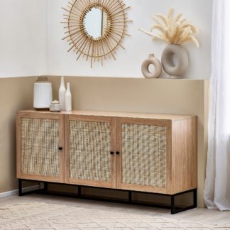 An Image of Hollis Large Oak Sideboard Oak