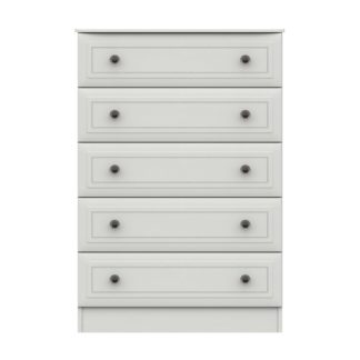 An Image of Portia 5 Drawer Chest White