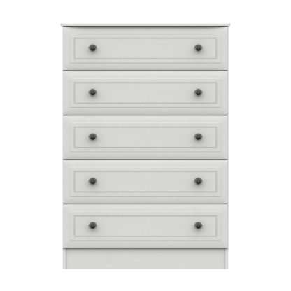 An Image of Portia 5 Drawer Chest White