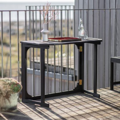 An Image of Rimini Balcony Table Brown