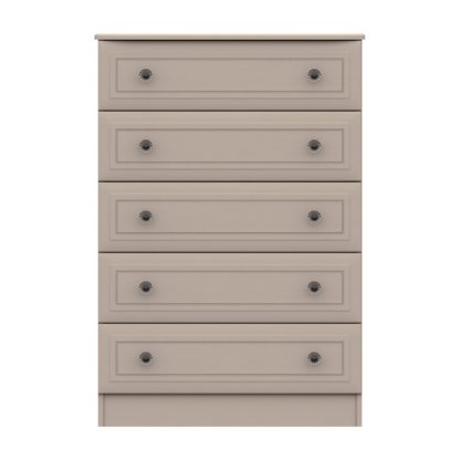 An Image of Portia 5 Drawer Chest White