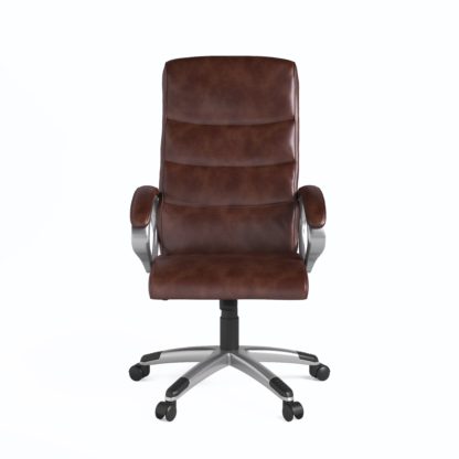 An Image of Garrison Leather Executive Chair Black