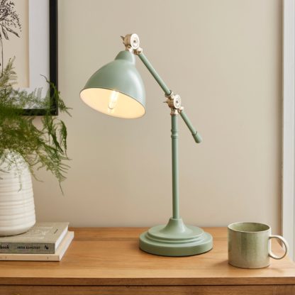 An Image of Lever Arm Desk Lamp White