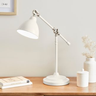 An Image of Lever Arm Desk Lamp White