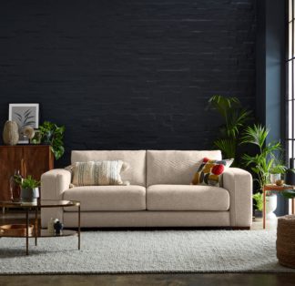 An Image of Clayton Cosy Weave 4 Seater Sofa Cosy Weave Natural