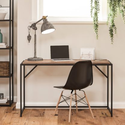 An Image of Queer Eye Quincy Writing Desk, Weathered Oak Oak (Brown)