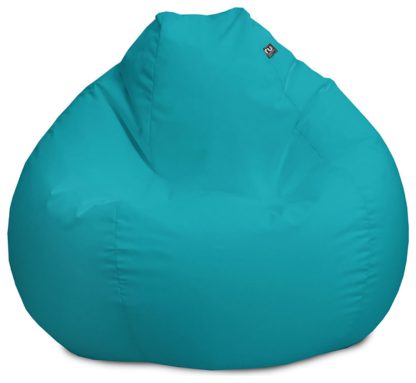 An Image of rucomfy Indoor Outdoor Bean Bag - Navy