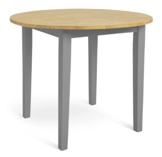 An Image of Habitat Chicago Solid Wood 4 Seater Dining Table - Grey