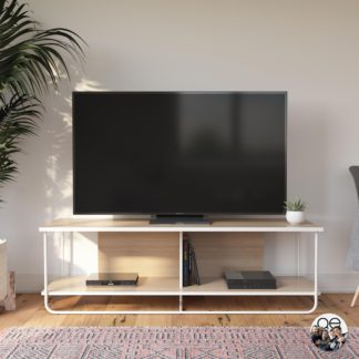 An Image of Queer Eye Dante TV Stand, Natural Natural