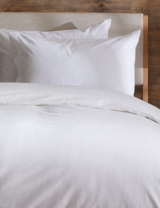 An Image of M&S 2pk Pure Brushed Cotton Pillowcases