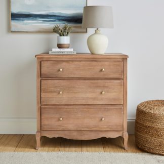 An Image of Giselle 3 Drawer Chest Natural