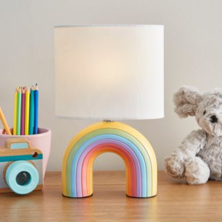 An Image of Rumey Rainbow Integrated LED Table Lamp MultiColoured