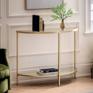 An Image of Hopewell Console Table Champagne