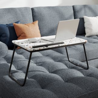 An Image of Dawson Laptop Stand Terrazzo Effect Natural
