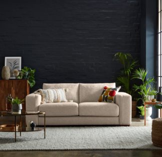 An Image of Clayton Cosy Weave 3 Seater Sofa Cosy Weave Natural