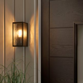 An Image of London Indoor Outdoor Wall Light Clear