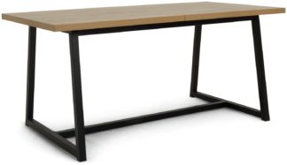 An Image of Habitat Nomad Extending 6 Seater Dining Table - Oak Effect