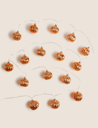 An Image of M&S Halloween Pumpkin Lights