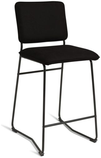 An Image of Habitat Loft Living Bar Stool - Black