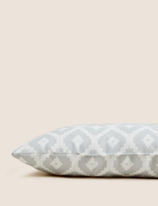 An Image of M&S Set of 2 Geometric Outdoor Cushions