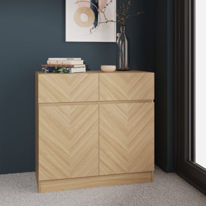 An Image of Taranto Compact Sideboard Oak