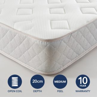 An Image of Fogarty Just Right Premium Memory Foam Mattress White