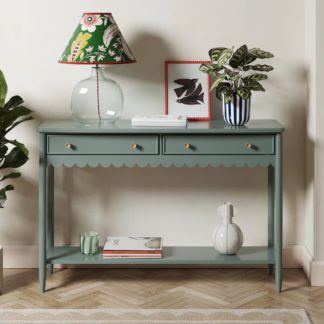 An Image of Remi Console Table, Lilypad Green Lilypad