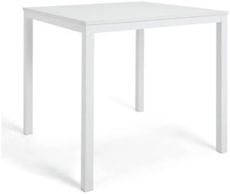 An Image of Habitat Toby 2 Seater Dining Table - White
