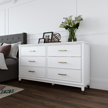 An Image of Cosmo Westerleigh 6 Drawer Chest Black