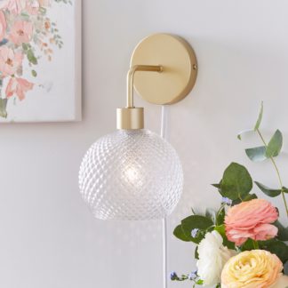 An Image of Elodie Plug In Wall Light Clear
