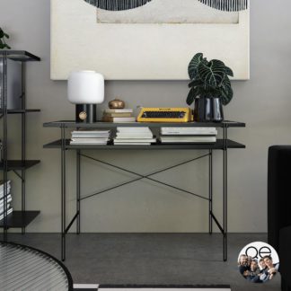 An Image of Queer Eye Wainwright Desk, Black Oak Black