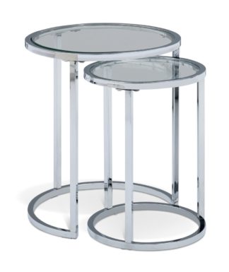 An Image of Argos Home Boutique Nest of 2 Tables - Silver