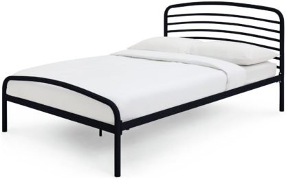 An Image of Habitat Jubilee Double Metal Bed Frame - Black