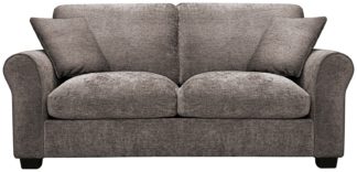 An Image of Argos Home Taylor Fabric Sofa Bed - Mink