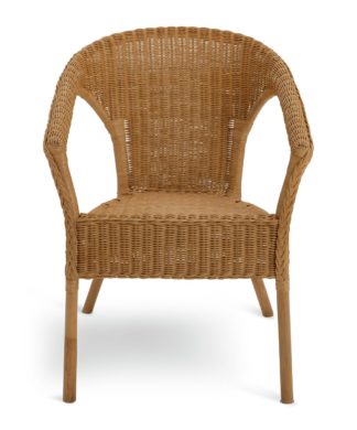 An Image of Habitat Abby Rattan Chair - Natural